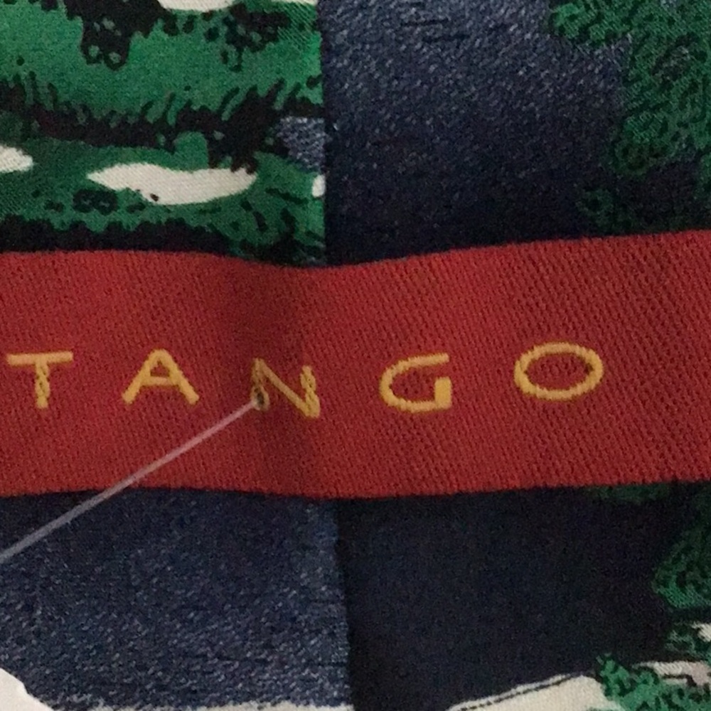 Vintage NWT Tango by Max Raab Silk Tie Holiday Christmas USA Americana - Picture 6 of 6